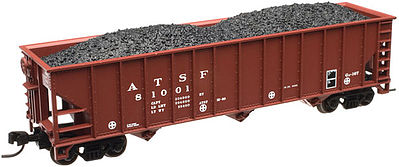 Trainman 90 Ton Hopper ATSF #81104 N Scale Model Train Freight Car #50002382