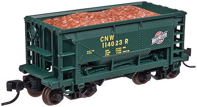 Trainman 70 Ton Ore Car Chicago & North Western #113902 N Scale Model Train Freight Car #50002629