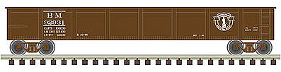 Trainman 42 Steel Gondola w/Cement Load Boston & Maine 92931 N Scale Model Train Freight Car #50002665