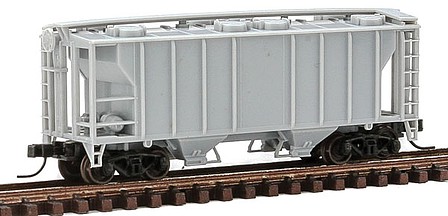 Trainman PS-2 Cvrd Hopp Undec - N-Scale
