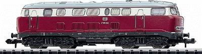 Trix Era III Class V 160 DB German Federal Railroad N Scale Model Train Diesel Locomotive #12460