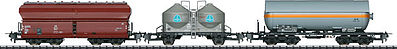 Trix DB Freight Car Set 3-Rl - HO-Scale