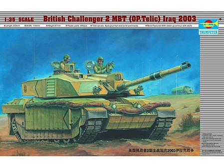 Trumpeter British Challenger 2 Tank Operation Telic Plastic Model Military Tank Kit 1/35 Scale #00323