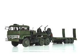 Trumpeter CHN 50T TANK TRANSPORT Plastic Model Military Vehicle Kit 1/35 Scale #0201