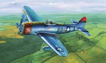 Trumpeter P47D Thunderbolt Late Version Fighter Plastic Model Airplane 1/32 Scale #02264
