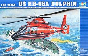 Trumpeter HH65A Dolphin Search + Rescue US Coast Guard Helicopter Plastic Model Kit 1/48 Scale #02801