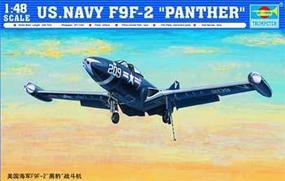 Trumpeter F9F2 Panther US Navy Fighter Aircraft Plastic Model Airplane Kit 1/48 Scale #02832