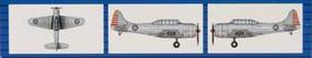 Trumpeter SBD3 Dauntless Plane for USS Hornet Plastic Model Airplane Kit 1/700 Scale #03402