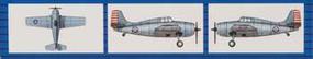 Trumpeter F4F4 Wildcat Plane for USS Hornet Plastic Model Airplane Kit 1/700 Scale #0404