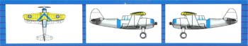 Trumpeter SBU Scout Plane for Carriers Plastic Model Airplane Kit 1/700 Scale #03445