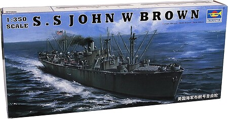 Trumpeter USS Liberty Ship John W Brown Plastic Model Military Ship Kit 1/350 Scale #05308