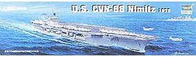 Trumpeter USS Nimitz CVN68 1975 Aircraft Carrier Plastic Model Military Ship Kit 1/350 Scale #05605