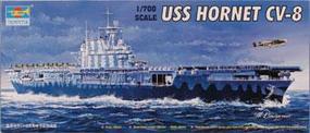 Trumpeter U.S.S. Hornet CV-8 US Aircraft Carrier Plastic Model Military Ship Kit 1/700 Scale #05727