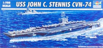 Trumpeter USS John C Stennis CVN74 Aircraft Carrier Plastic Model Military Ship 1/700 Scale #05733