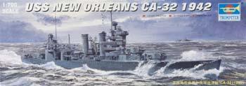 Trumpeter USS New Orleans CA32 Cruiser 1942 Plastic Model Military Ship 1/700 Scale #05742