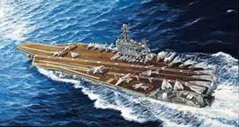 Trumpeter USS Theodore Roosevelt CVN71 Carrier 2006 Plastic Model Military Ship 1/700 Scale #05754