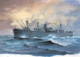 Trumpeter SS Jeremiah O'Brien Liberty Ship Plastic Model Military Ship 1/700 Scale #05755
