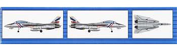 Trumpeter F-14B/D Super Tomcat (6) Plastic Model Airplane Kit 1/350 Scale #06236