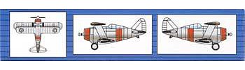 Trumpeter F2F Fighter-Single Eng Bipe (6) Plastic Model Airplane Kit 1/350 Scale #06241