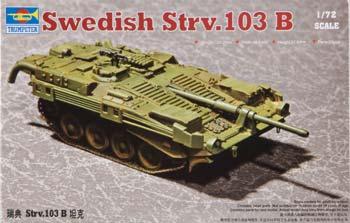 Trumpeter Swedish Strv 103B Main Battle Tank Plastic Model Military Vehicle Kit 1/72 Scale #07248