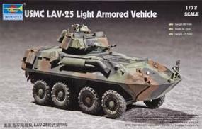 Trumpeter USMC LAV-25 8x8 Light Armored Vehicle Plastic Model Military Vehicle Kit 1/72 Scale #07268