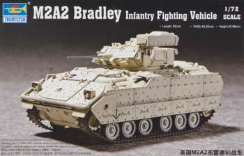 Trumpeter M2A2 Bradley Infantry Fighting Vehicle Plastic Model Military Kit 1/72 Scale #07296