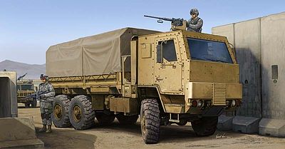 Trumpeter US M1083 MTV Cargo Truck with Armored Cab Plastic Model Military Vehicle 1/35 Scale #1008