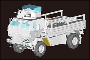 Trumpeter M1078 LMTV Cargo Truck with Armored Cab Plastic Model Military Vehicle 1/35 Scale #1009