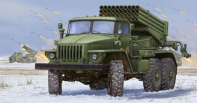 Trumpeter Russian BM-21 Grad MRL (Early Version) Plastic Model Military Vehicle Kit 1/35 Scale #1013