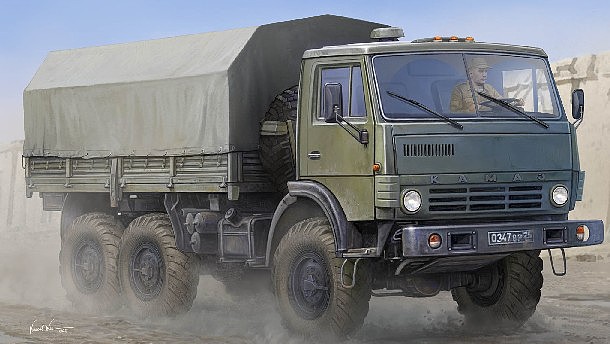 Trumpeter Russian KAMAZ 4310 Truck Plastic Model Military Vehicle