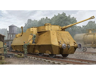 Trumpeter WWII German Panzerjager-Triebwagen 51 Tank Hunter Railcar Plastic Model 1/35 Scale #1516