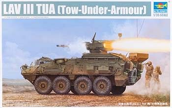 Trumpeter LAV-III Tow Under Armor Vehicle (TUA) Plastic Model Military Kit 1/35 Scale #1558