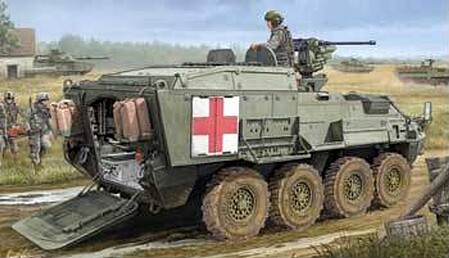 Trumpeter M1133 Stryker Medical Evacuation Vehicle (MEV) Plastic Model Military Kit 1/35 Scale #1559