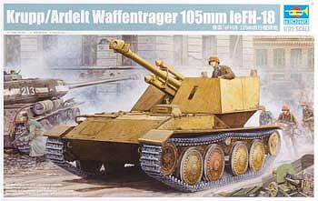 Trumpeter Krupp/Ardelt 105mm leFH18 Waffentrager Weapons Carrier Plastic Model Kit 1/35 Scale #1586