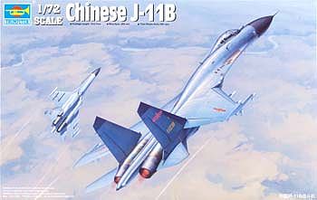 Trumpeter Chinese J11B (Flanker B+) Fighter Plane Plastic Model Airplane Kit 1/72 Scale #1662