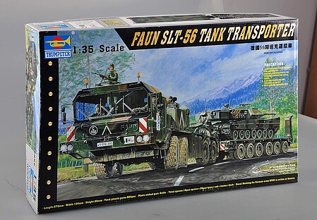 Trumpeter German Faun Elefant SLT56 Tank Transport Plastic Model Military Vehicle 1/35 Scale #203