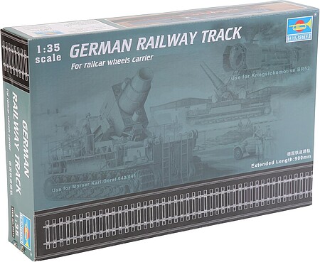 Trumpeter German Railway Track Set (36 of Extra Track) Plastic Model Accessory 1/35 Scale #213