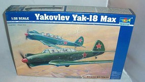 Trumpeter YAKOVLEV YAK-18 TRAINER Plastic Model Airplane Kit 1/32 Scale #2213