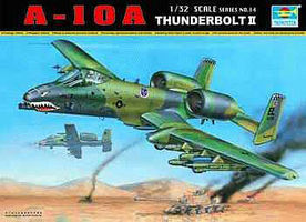 Trumpeter A10A Thunderbolt II Single-Seat Fighter Plane Plastic Model Airplane Kit 1/32 Scale #2214