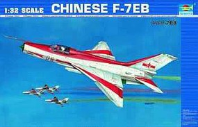 Trumpeter Chinese F-7EB Fighter Plastic Model Airplane Kit 1/32 Scale #2217