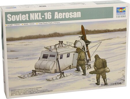 Trumpeter Soviet NKL-16 Armored Aerosan Plastic Model Military Vehicle 1/35 Scale #2337