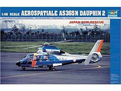 1/48 TRUMPETER AS365Nドーファン2日本救難機未組立Ln587 Trumpeter AS365N2 Dauphin
