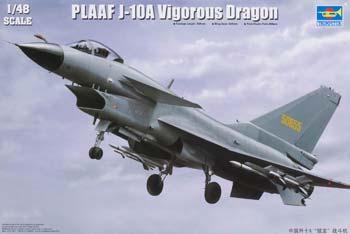 Trumpeter PLAAF J10A Vigorous Dragon Fighter Aircraft Plastic Model Airplane Kit 1/48 Scale #2841