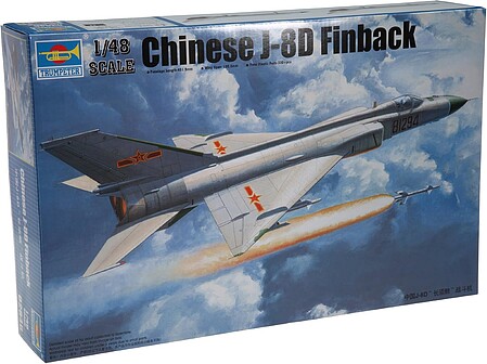 Trumpeter PLA J-8IID Chinese Finback Fighter Aircraft Plastic Model Airplane Kit 1/48 Scale #2846