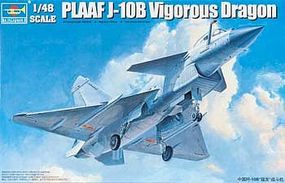 Trumpeter PLAAF J10B Vigorous Dragon Fighter Aircraft Plastic Model Airplane Kit 1/48 Scale #2848