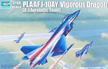 Trumpeter PLA J10AY Vigorous Dragon Ba Yi Aerobatic Team Aircraft Plastic Model Airplane 1/48 #2857