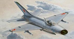 Trumpeter Mig-21/F-13/J-7 Fighter Aircraft Plastic Model Airplane Kit 1/48 Scale #2858