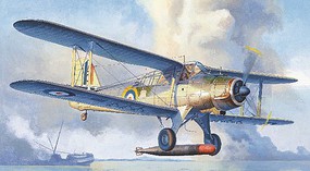 Trumpeter Fairey Albacore Torpedo Bomber BiPlane Plastic Model Airplane Kit 1/48 Scale #2880