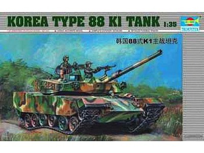 Trumpeter Korean Type 88K1 Tank Plastic Model Military Vehicle Kit 1/35 Scale #343
