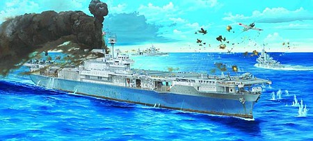 Trumpeter USS Yorktown CV5 Aircraft Carrier Plastic Model Military Ship Kit 1/200 Scale #3711